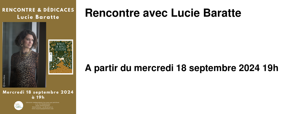 Rencontre avec Lucie Baratte