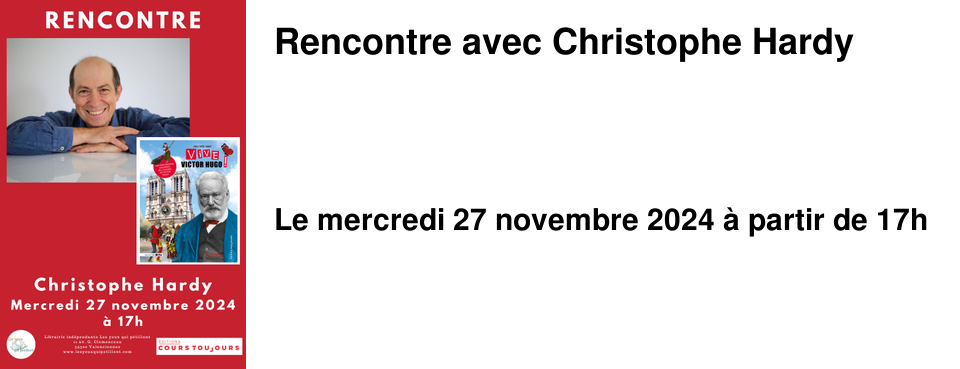 Rencontre avec Christophe Hardy