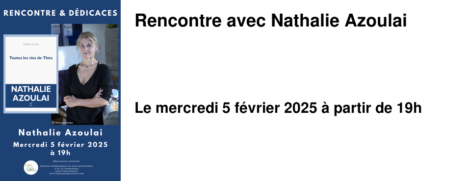 Rencontre avec Nathalie Azoulai