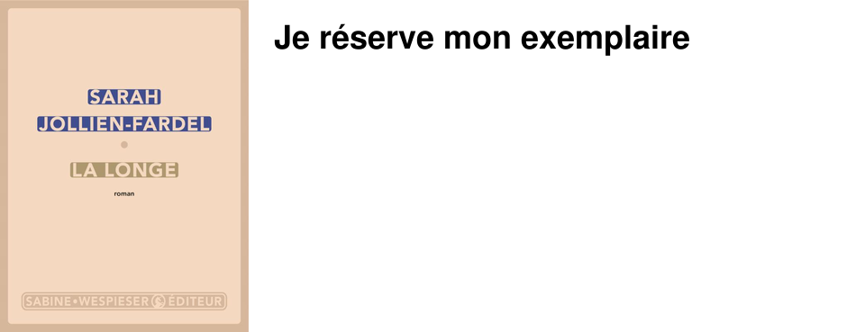 Je r�serve mon exemplaire