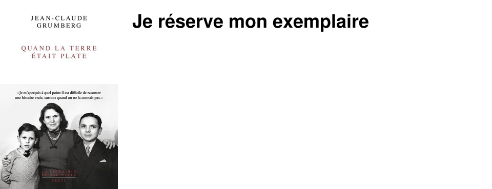 Je r�serve mon exemplaire