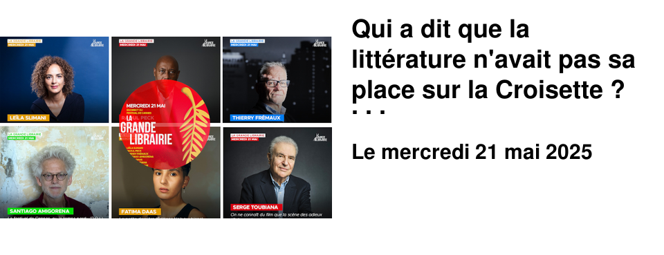 Qui+a+dit+que+la+litt�rature+n'avait+pas+sa+place+sur+la+Croisette+? Retrouvez+tous+les+livres+pr�sent�s+dans+La+Grande+Librairie.