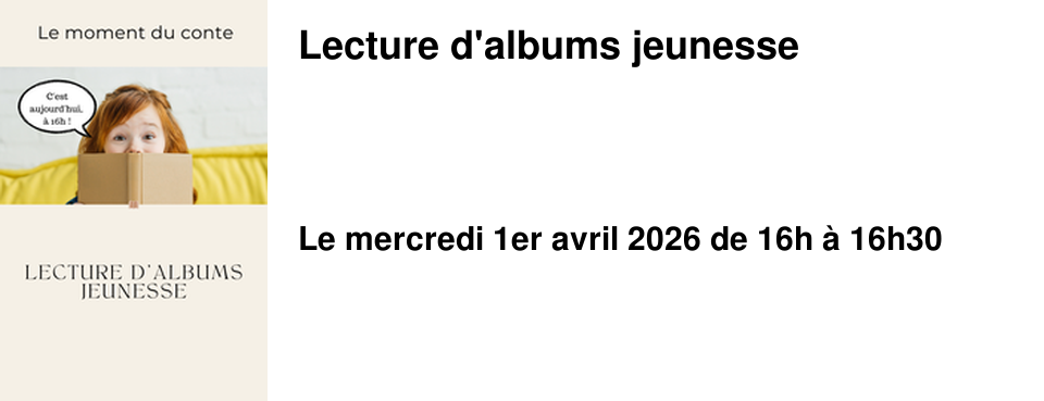 Lecture d'albums jeunesse