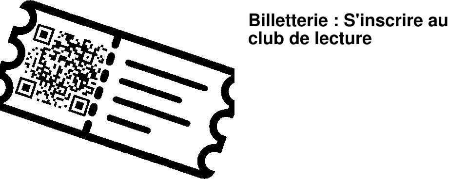 Billetterie : S'inscrire au club de lecture