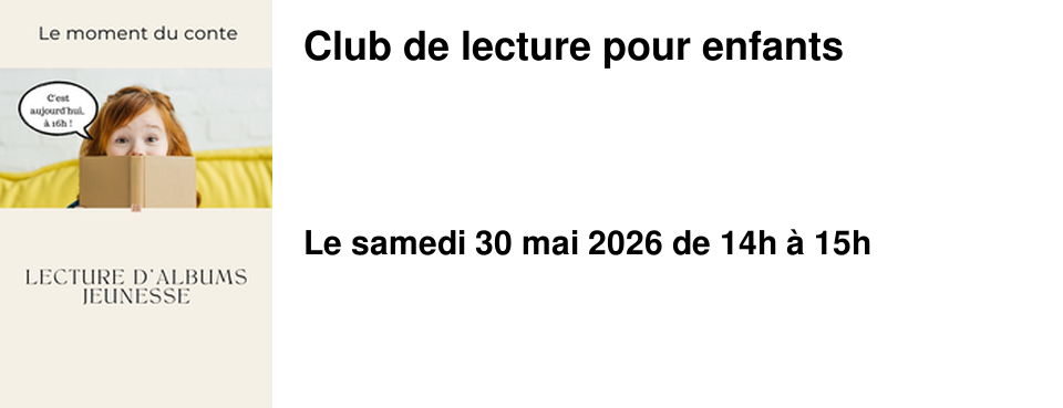 Club de lecture pour enfants
