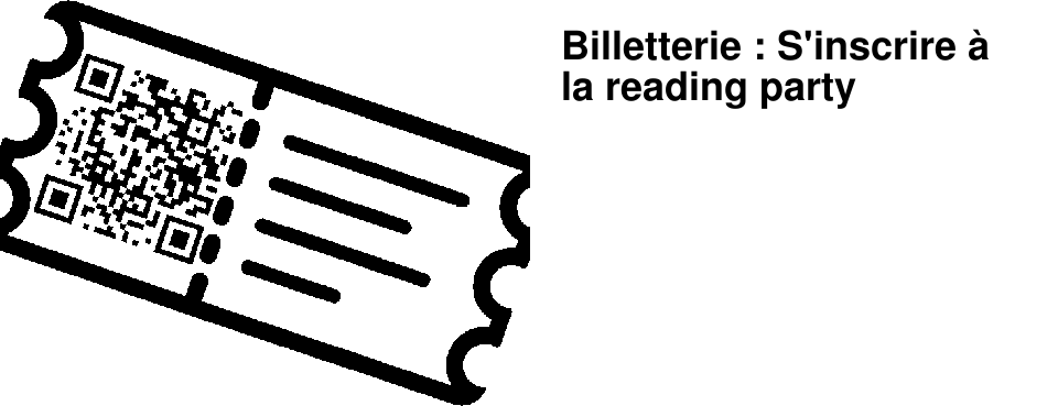 Billetterie : S'inscrire � la reading party