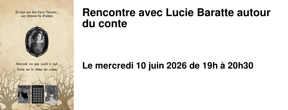 Rencontre avec Lucie Baratte autour du conte
