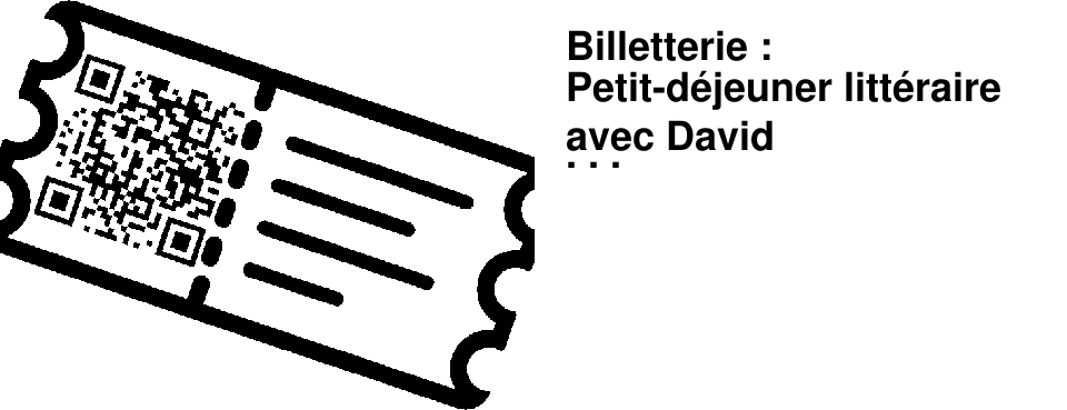 Billetterie : Petit-d�jeuner litt�raire avec David Deneufgermain