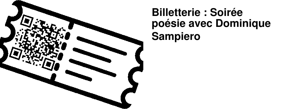 Billetterie : Soir�e po�sie avec Dominique Sampiero