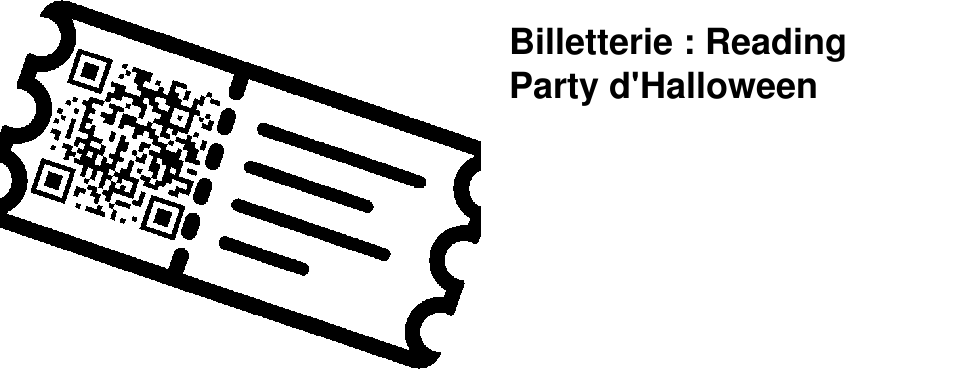 Billetterie : Reading Party d'Halloween